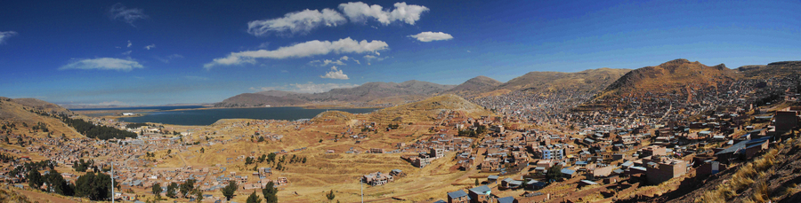 View of Puno town - Peru