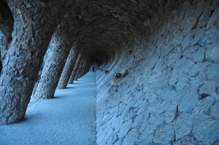 Gaudi corridor, Parc Guell