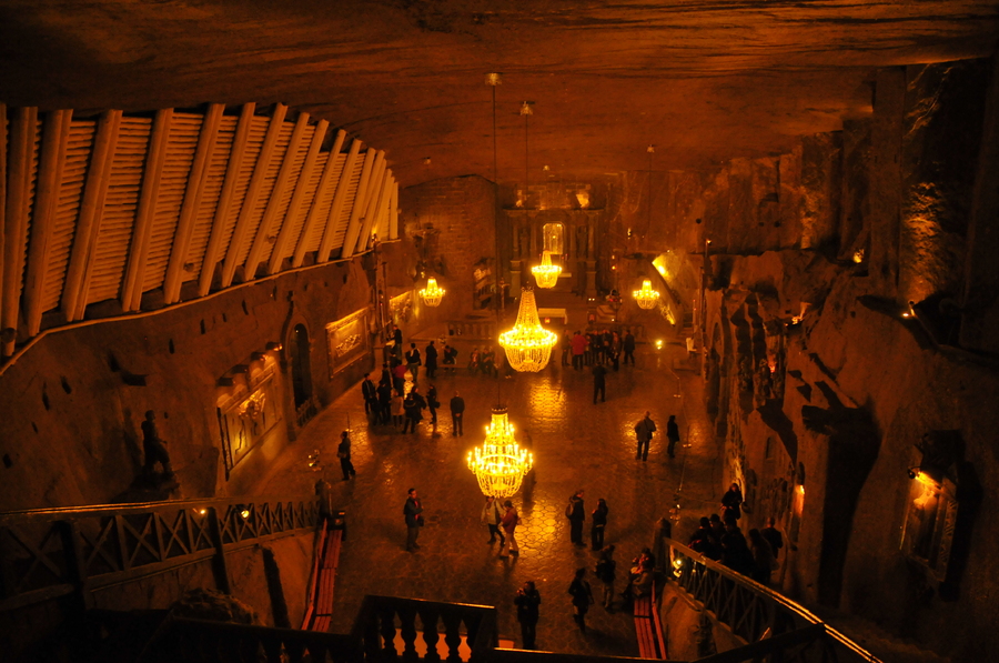 Everything non-living here is made of salt - Wieliczka Salt Mines