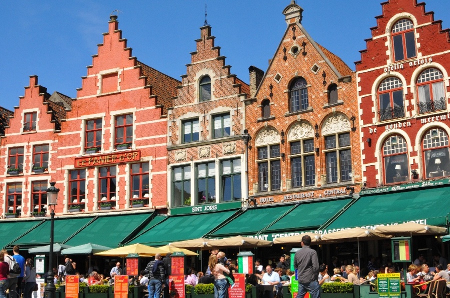 Bruges town center